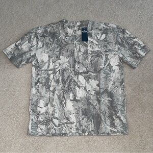 Hollister Gray Camouflage Short Sleeve Tee Medium